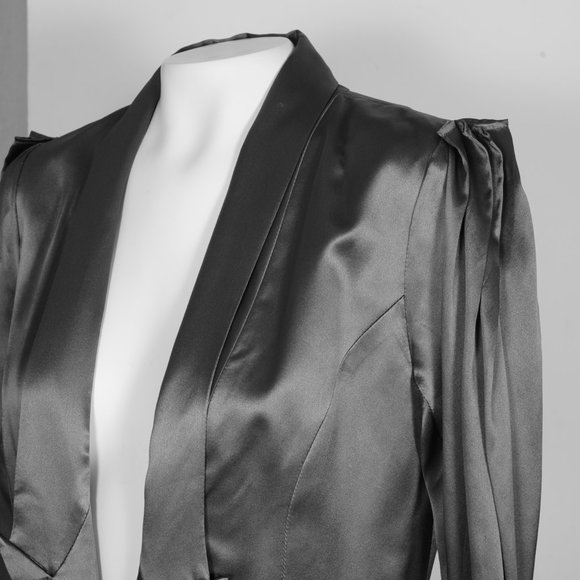 Wink Lilac Silk Blazer - Picture 6 of 9